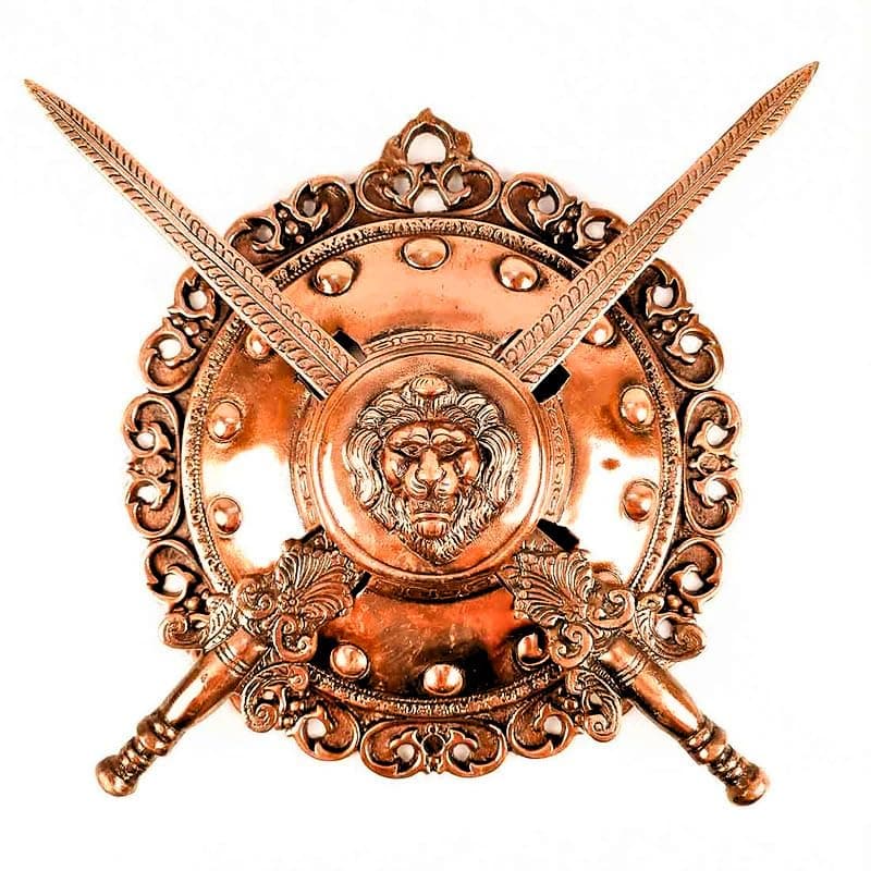 Lion Roman Talwar & Dhal — 14″